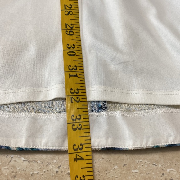 Badgley Mischka multi color dress, excellent Condition, measurements in photos. - Picture 11 of 12